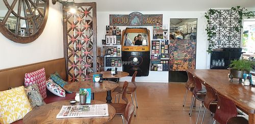 Funky interior at KYOsk Cafe in Ocean Grove