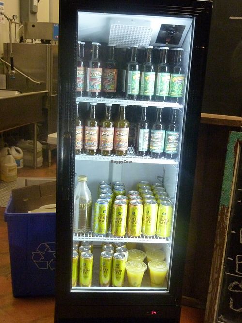 Drink case at The Very Good Butchers in Victoria