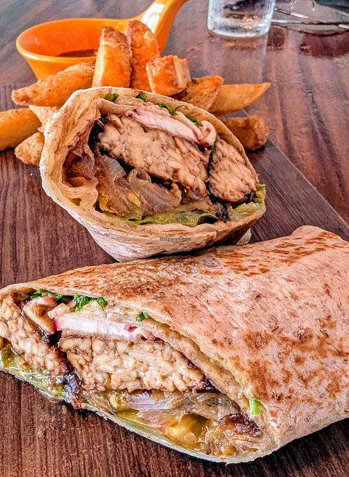 Tempeh wrap at SHAKA - Bohol in Panglao