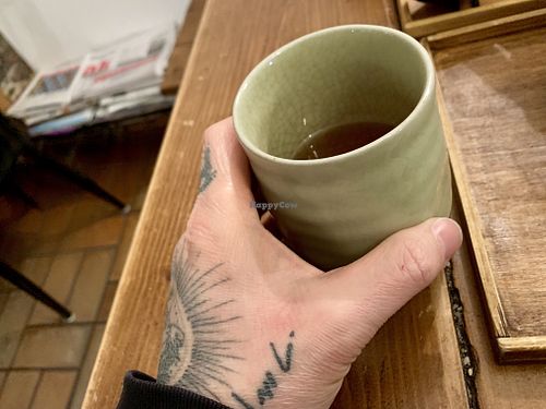 buckwheat tea (very good!) at Nobiko in Cologne