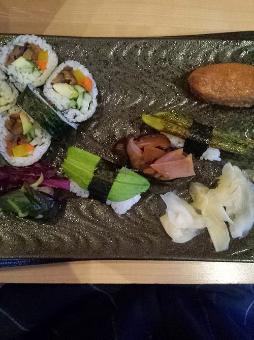Veggie Sushi Combo at Kiku Sushi in Berkeley