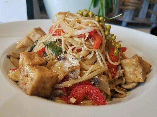 Drunken Noodles at Grains  in San Diego