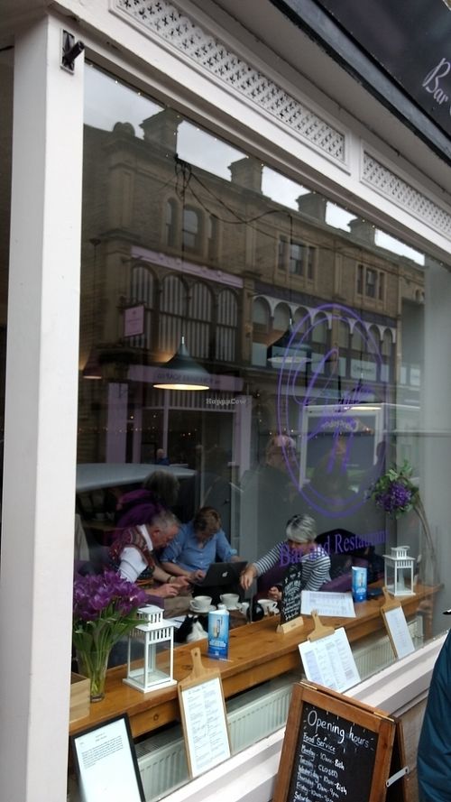 outside at Chapter 17 in Hebden Bridge