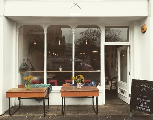 View from the front at The Longhouse Cafe in Brighton