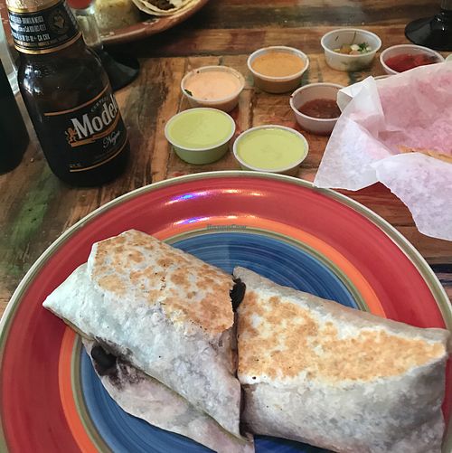 vegan burrito at La Santisima  in Glendale