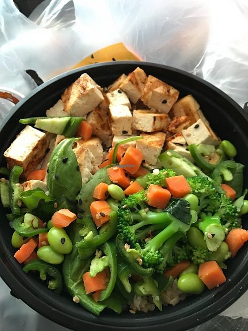 Tofu Bowl before adding the sauce at Tokyo Joe's in Scottsdale