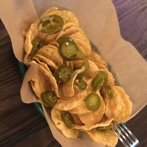 Nachos were simple and tasty.  at Mi Vegana Madre in Glendale