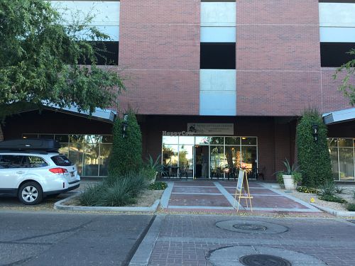 Middle of an office-looking building, lots of on street parking.  at Mi Vegana Madre in Glendale