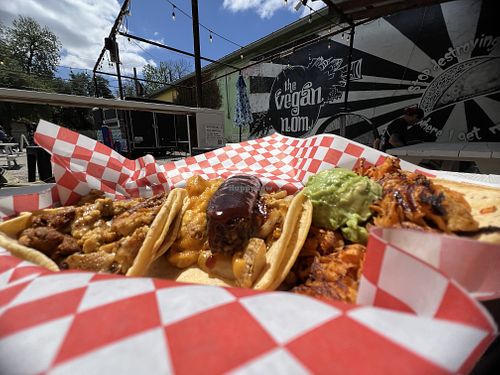 Breakfast tacos were bomb!   at The Vegan Nom - E Cesar Chavez  in Austin