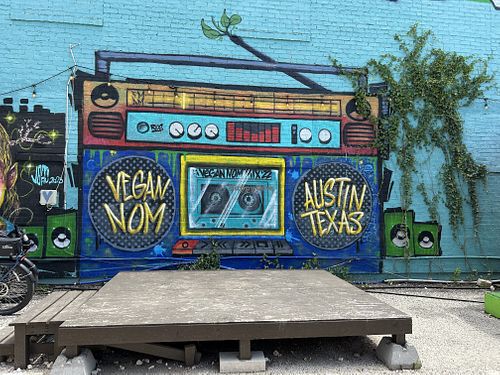 Fun atmosphere   at The Vegan Nom - E Cesar Chavez  in Austin