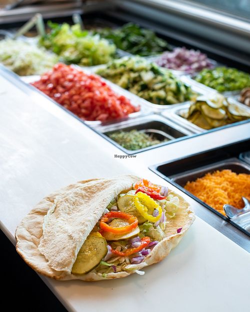 salad pita at Pita Pit in Riverview