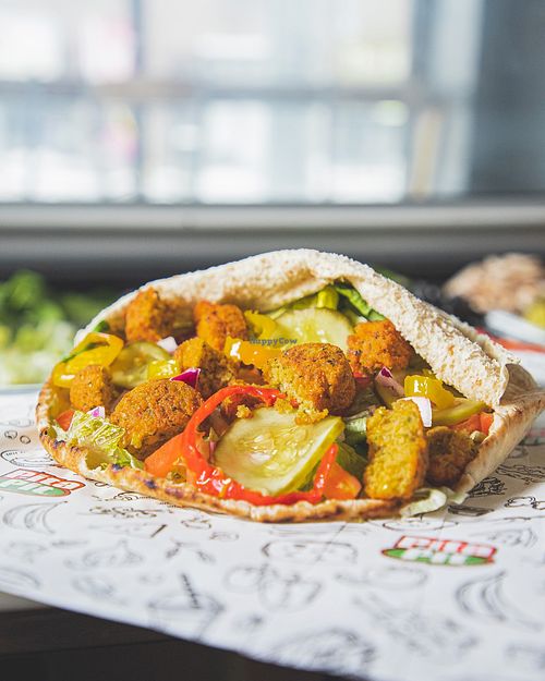 falafel at Pita Pit in Moncton