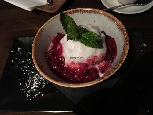 Berry & Black Rice Pudding (vegan!) at Lime in Galway