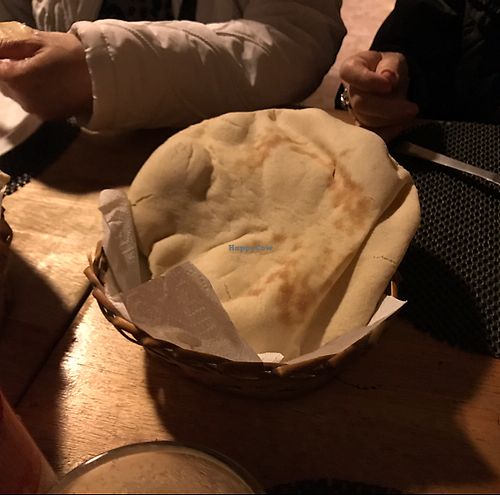 Artisan pita bread at Sarraceno in Sao Caetano Do Sul