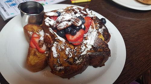 Vegan grande bouche at Moose Coffee in Manchester