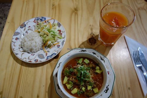 menu of the day at Helecho in Medellin