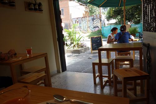 interior at Helecho in Medellin