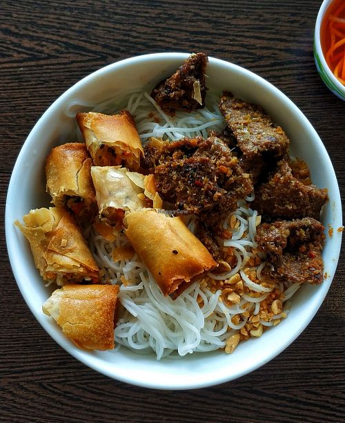 Bùn Thit at Bo De Tam Nha Hang Chay in Cabramatta
