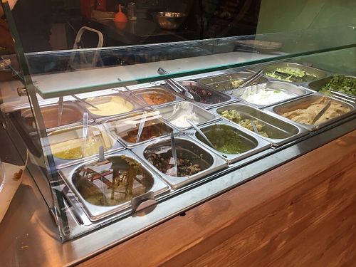 And nice food! at The Chickpea in Crete