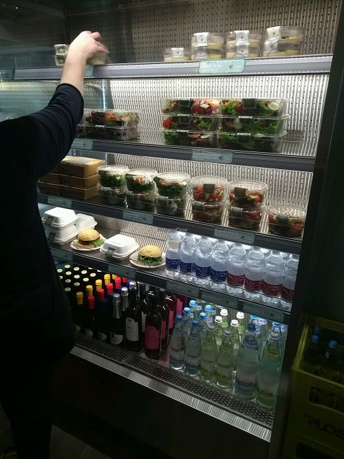 fridge at La Granadilla in Forli