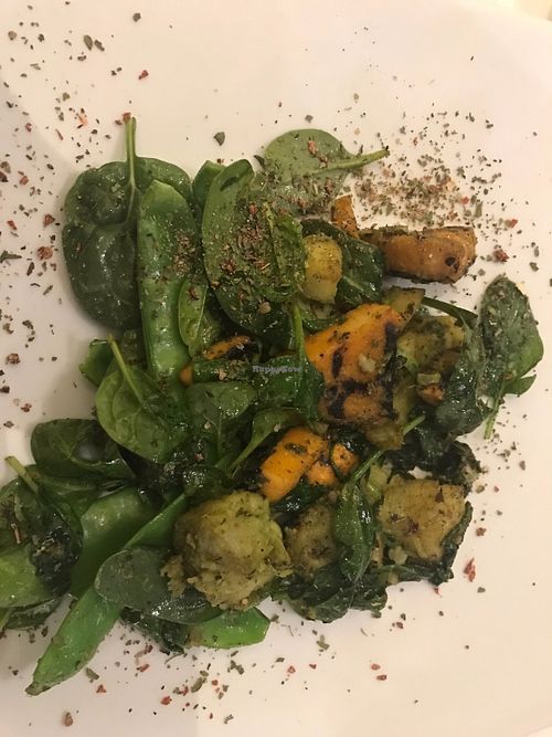 Stir fried smash potoato at Adagio's Restaurant in Georges Hall