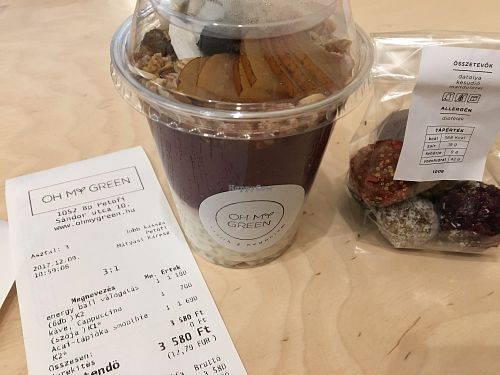 Yum!  at Oh My Green in Budapest