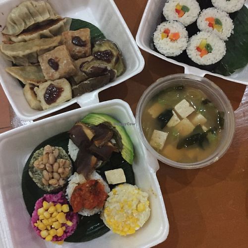 Japanese food  at Cafe Beras in Ubud