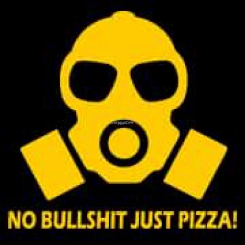 Pizzeria logo at Pizzeria Doomsday in Zagreb