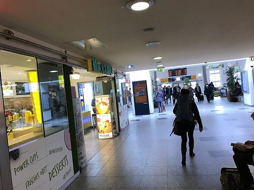 store front inside of train station at Mr. Clou in Gottingen