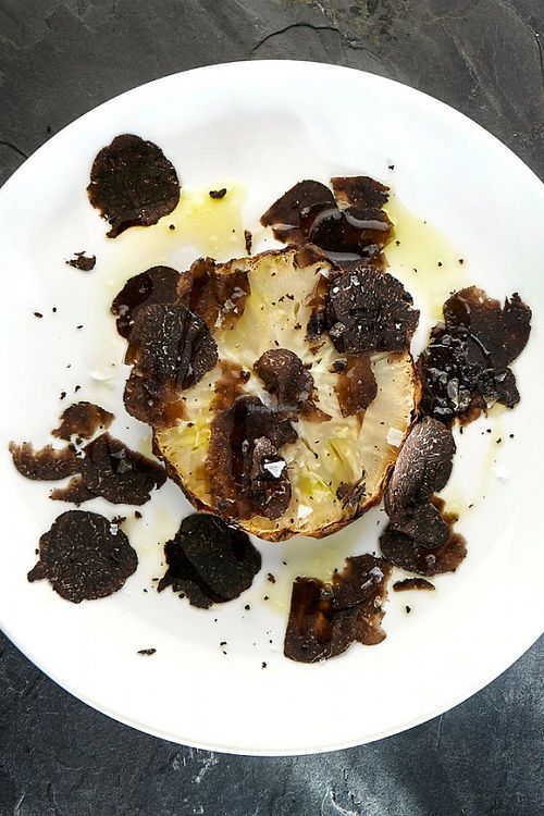 Mushroom plate can be made. vegan. at Nota Bene in Toronto