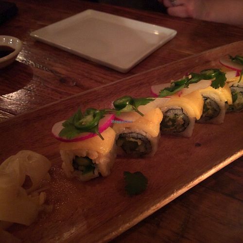 Vegan Ceviche Maki at Ramen Wasabi in Chicago