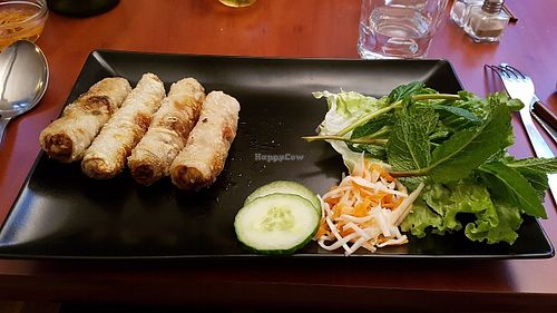 Spring rolls at La Palanche d'Aulac in Paris