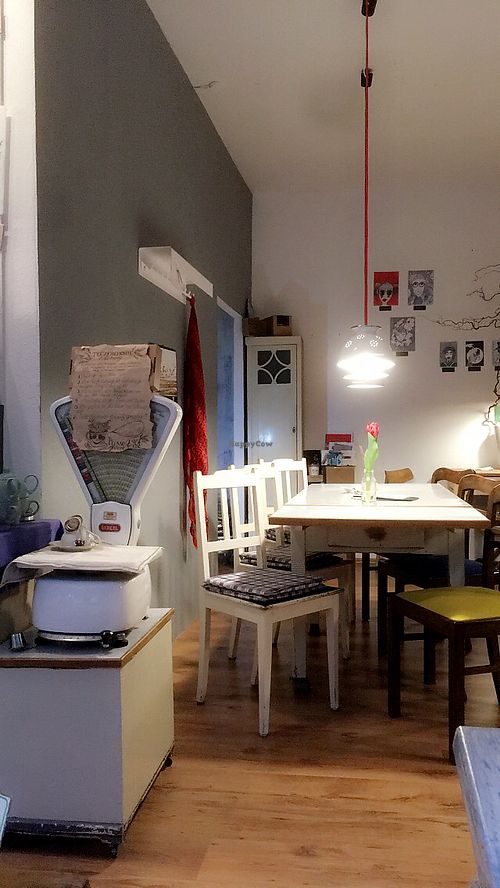 Cozy interior. The place is very big and has various different seating areas. at Belly Button Food in Braunschweig