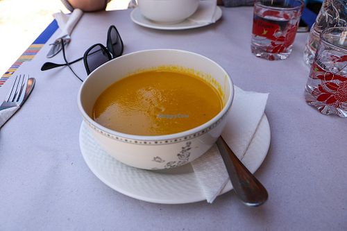 vegan soup at Sofia in Chefchaouen