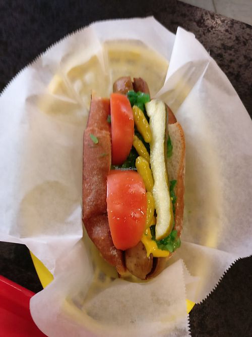 Chicago Dog at Cori's DogHouse in Nashville
