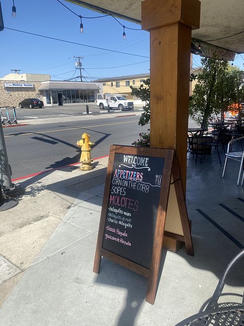 Upon Arrival - Cute Signage from Street  at The Grain Cafe in Long Beach