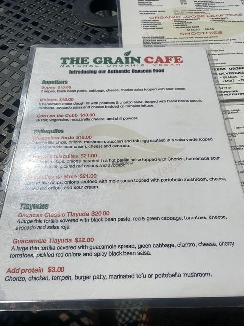 Introducing the Oaxaca Food Menu! 🫶🏽💕✨  at The Grain Cafe in Long Beach