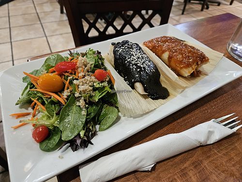 Seasonal tamales at The Grain Cafe in Long Beach