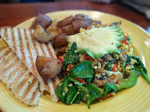 tofu scamble at The Grain Cafe in Long Beach