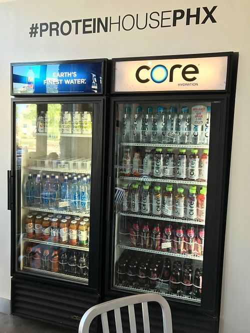 cased drinks at ProteinHouse in Scottsdale