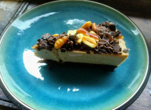 Vegan Peanut Butter Pie at Cafe Kosmos in Odense