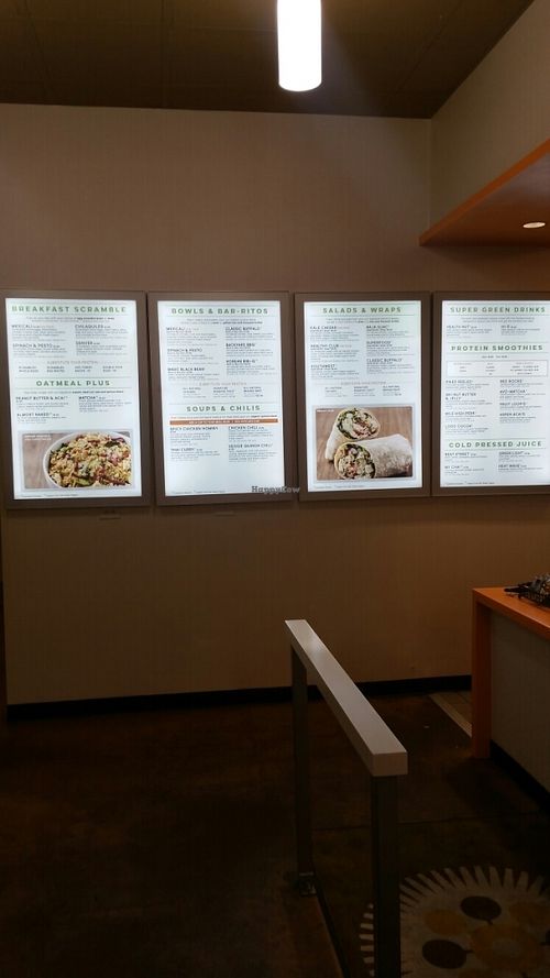 menu at Protein Bar in Denver