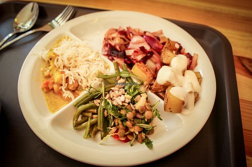 daily menu at Sandokan Vegan Bistro in Prague