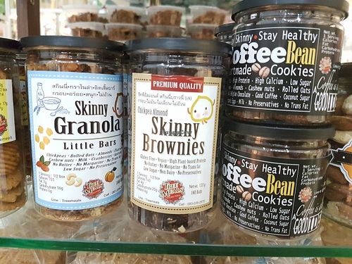 Granola Bars, Breakfast, Coffee, vegan Protein Powder... at Baimiang Healthy Shop in Bangkok