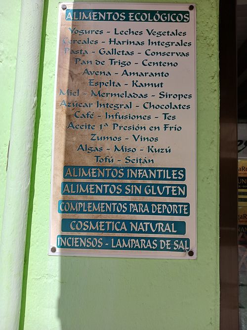 List of products & services offered at Ceres Herbolario in Sotillo De La Adrada