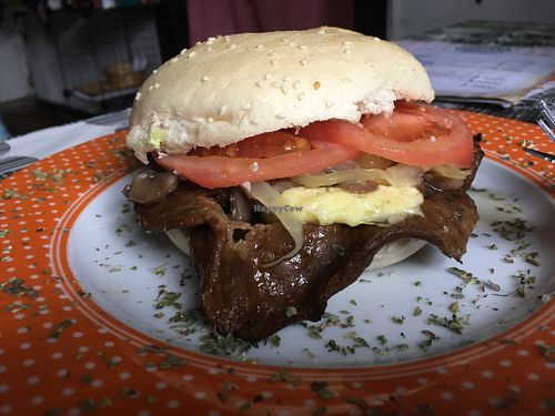 With cheese instead of mayo at La Cocina de Beterraga Rebelde in Valparaiso