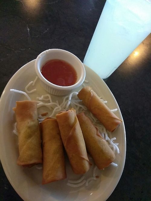 veggie spring rolls at noodles at BTH - Beach & Basswood in Fort Worth