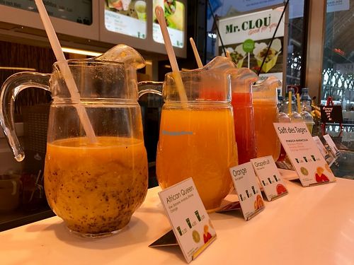 juices at Mr Clou - Hauptbahnhof in Frankfurt