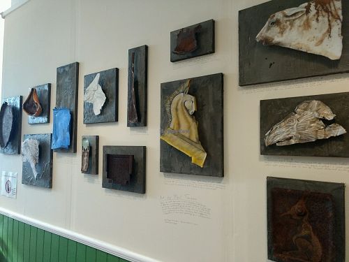 art exhibition at Grassroots Health in Edinburgh