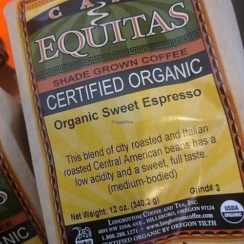 Organic Sweet spresso   at Kiwan Cafe Rio in Milwaukie